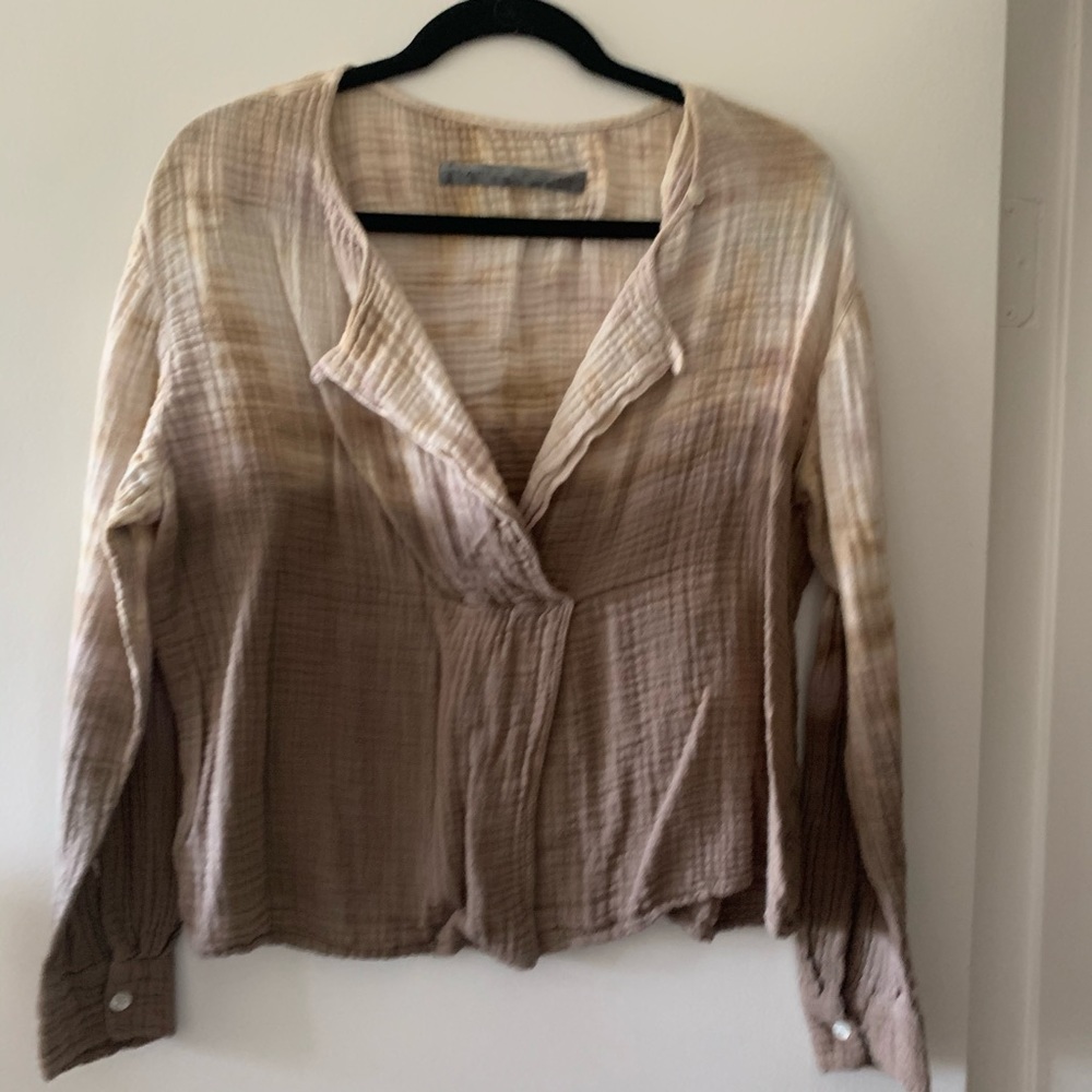 Raquel Allegra Gauze top